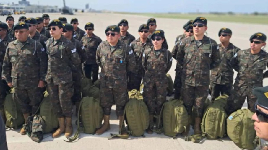 Refuerzo: fuerza multinacional en Haití recibe 75 soldados guatemaltecos y 8 salvadoreños