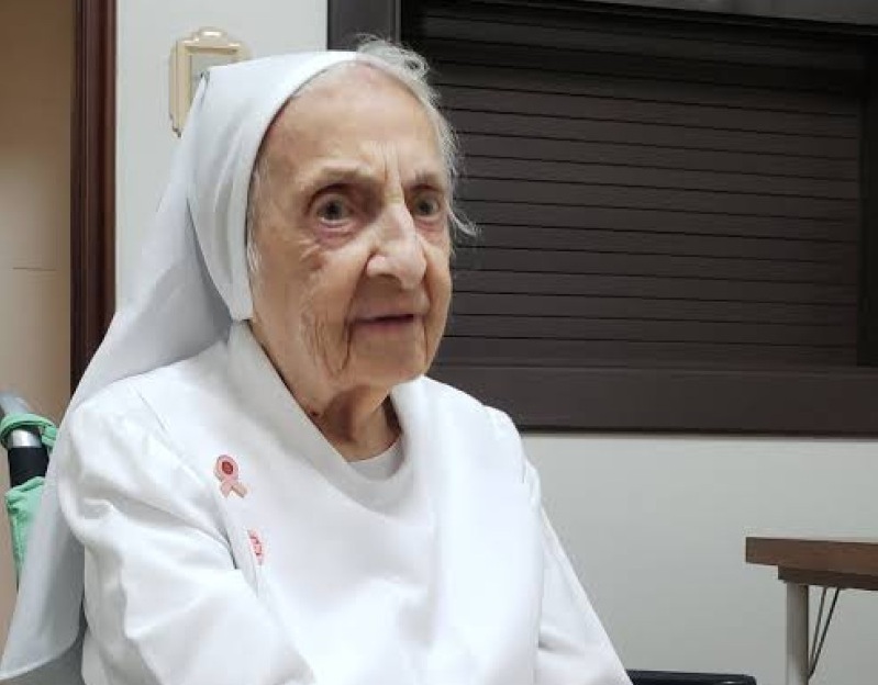 La religiosa brasileña Inah Canabarro Lucas es la persona más anciana del mundo