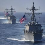 Estados Unidos despliega buques de guerra frente a las costas de Venezuela  